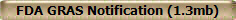 FDA GRAS Notification (1.3mb)